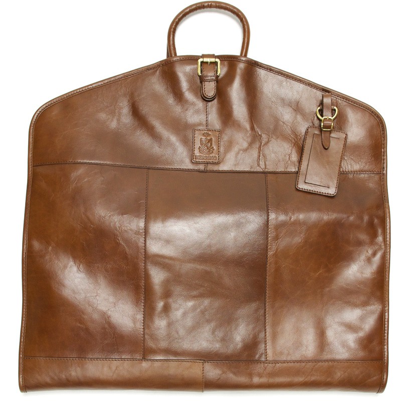 suit carrier leather