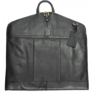 Savoy Suit Carrier in Black Calf