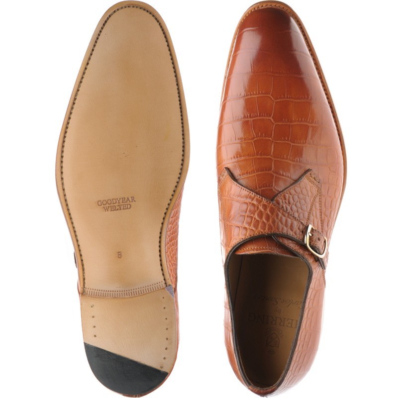Herring shoes | Herring Classic | Salobrena in Chestnut Croc at Herring ...