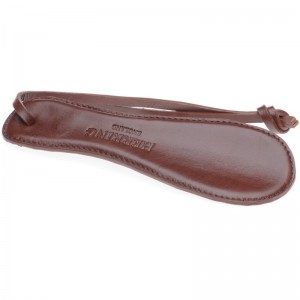 Herring Leather Shoe Horn 17cm in Chestnut Calf