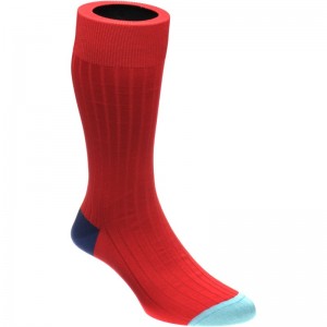 Herring Portobello Sock in Scarlet
