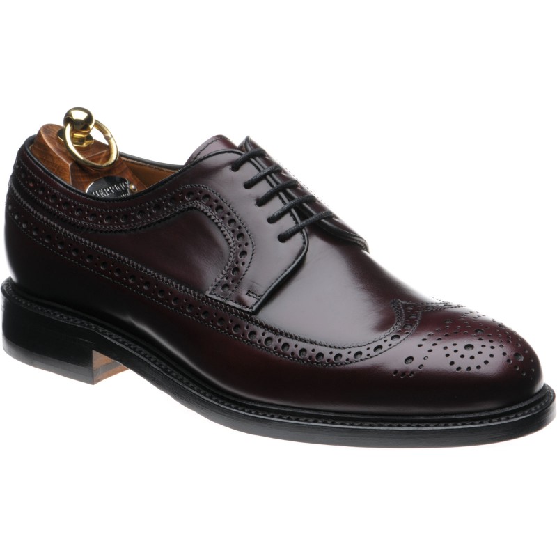 Herring shoes | Herring Classic | Leconfield brogues in Burgundy ...