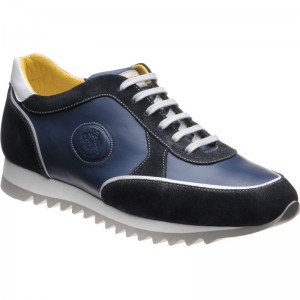 Assisi in Navy Calf and Suede