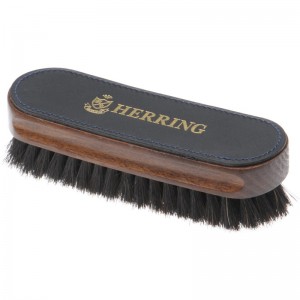 Luxury Leather Top Brush in Dark Bristle