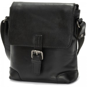 Ealing Small Travel Bag in Black Calf