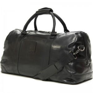 Cotswold Weekender Bag in Black Calf