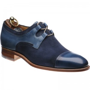 Porto in Navy Calf and Suede