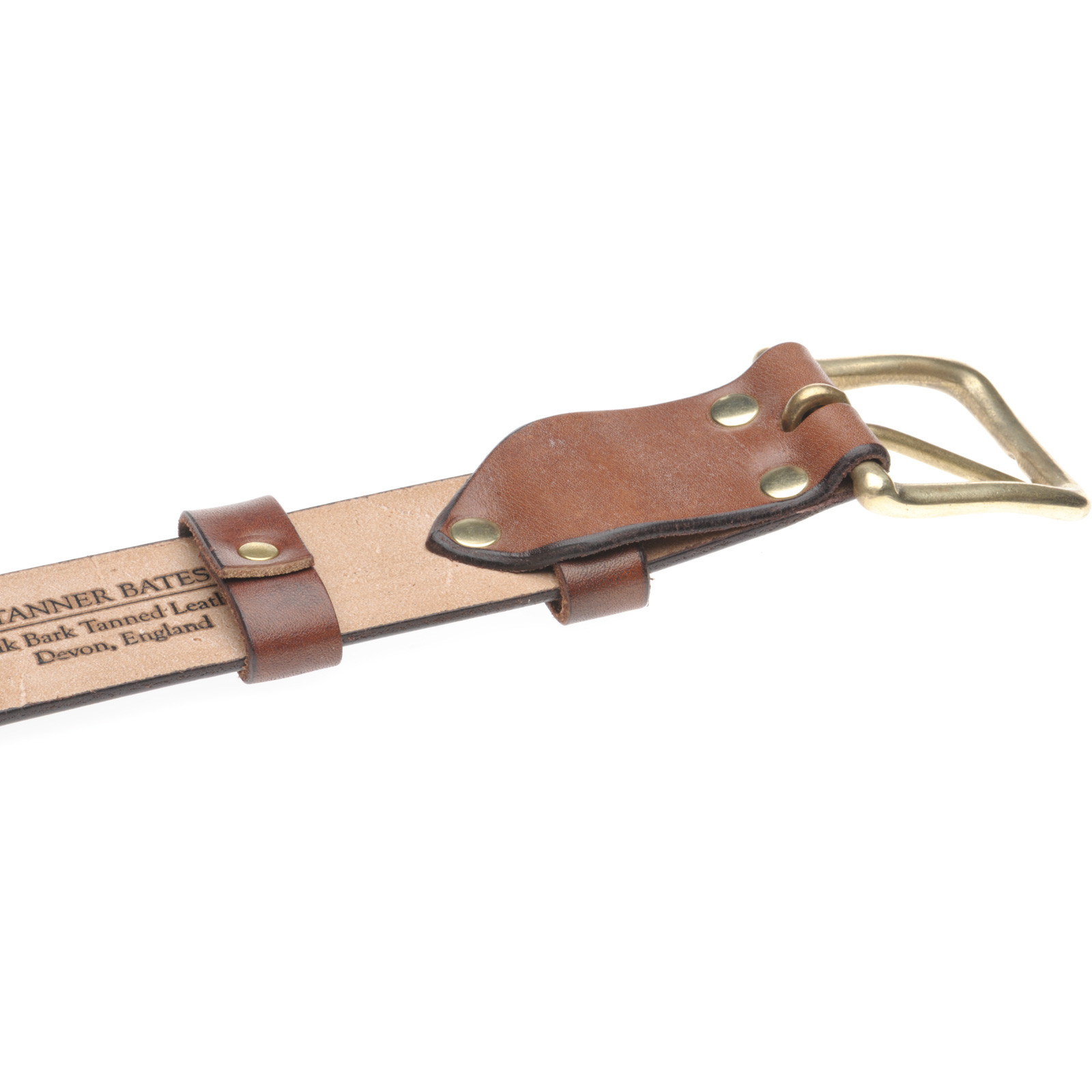 Herring shoes Premier Belt Dartington Belt in Brown Oak Bark at