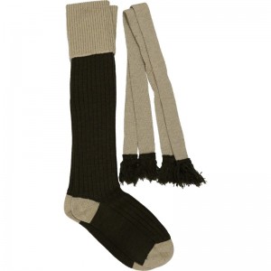 Winchester Shooting Sock in Beige and Brown