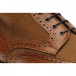 Docklands rubber-soled brogue boots