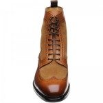 Docklands rubber-soled brogue boots