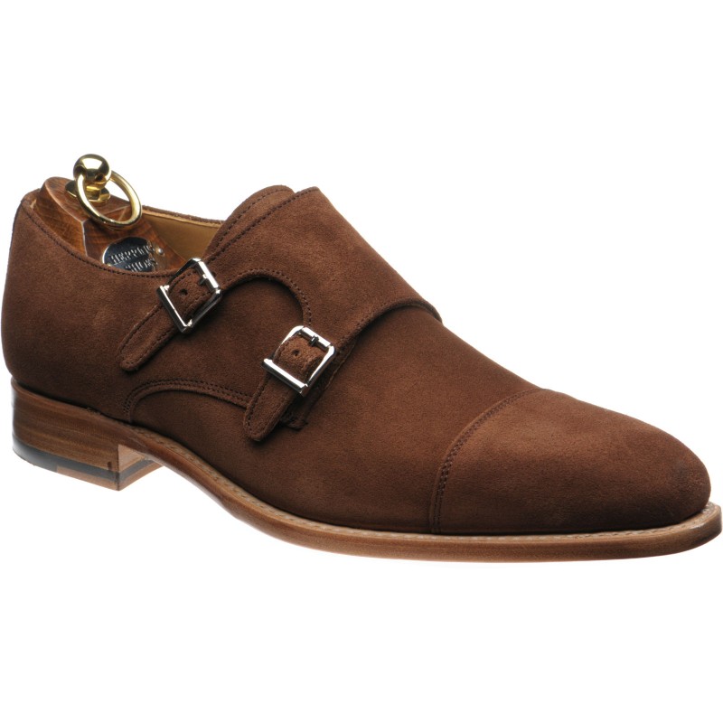 Herring shoes | Herring Sale | Ickford double monk shoes in Snuff Suede ...