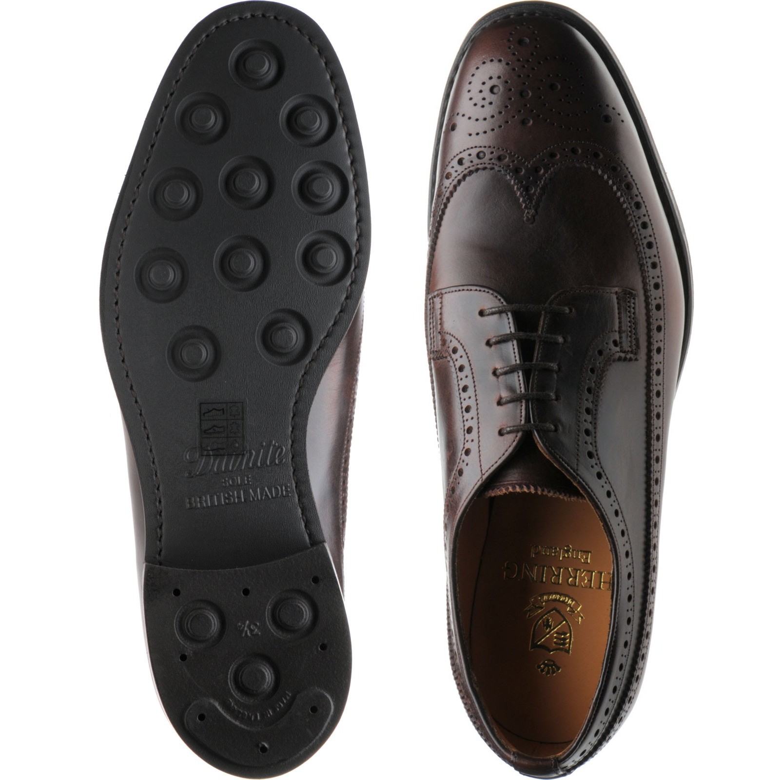 Herring shoes | Herring Premier | Kirkoswold in Brown waxy at Herring Shoes