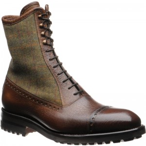 Sample Boot 8630 in Tan Calf and Tweed