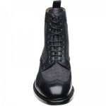 Matlock tweed rubber-soled boots