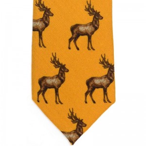 Stag Tie (7783 353) in Yellow (4)