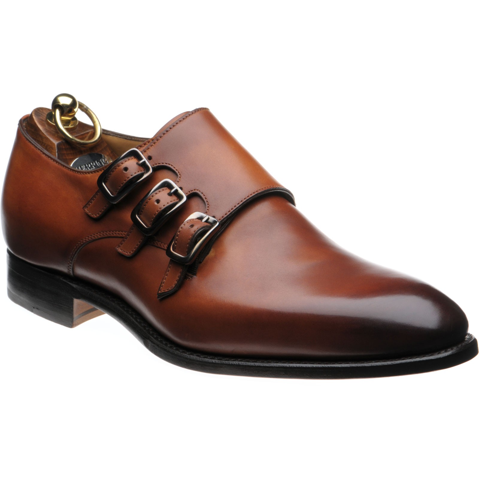 Herring shoes | Herring Classic | Dahl monk shoes in Chestnut Calf at ...