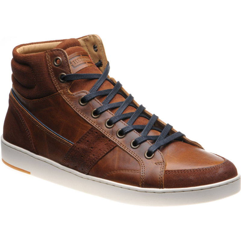 Herring shoes | Herring Sneakers | Boxer II in Cognac Calf and Suede at ...