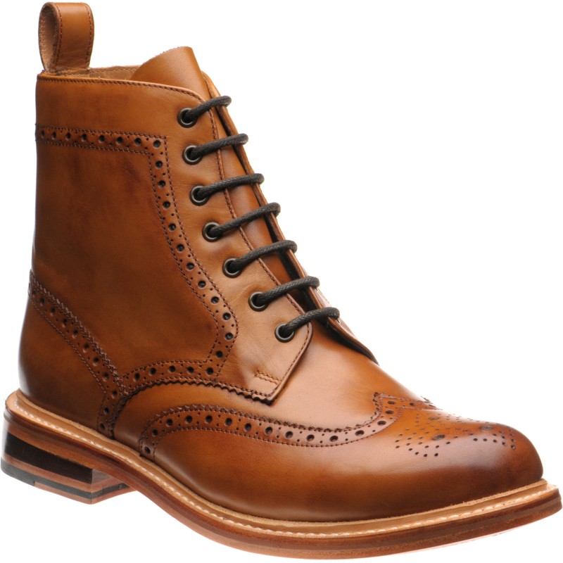 Light tan shop brogue boots