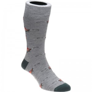 Pheasant Sock in Grey