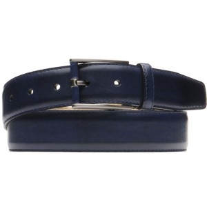 Goya Belt in Blue Calf