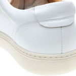 Split leather rubber-soled trainers