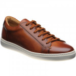 Split leather rubber-soled trainers