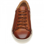 Split leather rubber-soled trainers