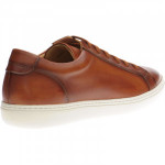 Split leather rubber-soled trainers