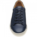 Split leather rubber-soled trainers