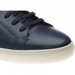 Split leather rubber-soled trainers