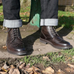 Buxton  rubber-soled brogue boots