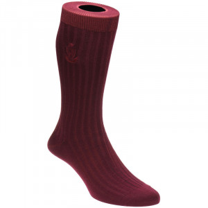 Gomez Sock in Burgundy