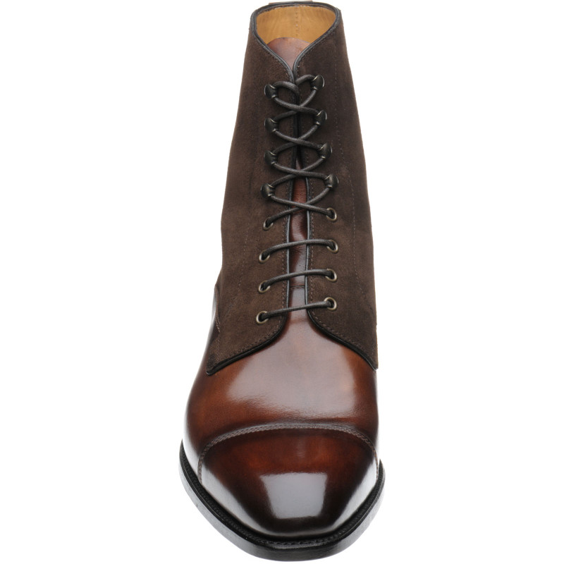 Herring shoes Herring Sale Laverton II twotone boots in Mahogany