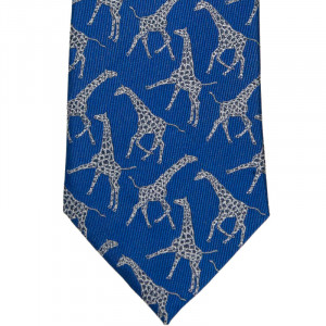 Herring Giraffe Tie in Blue
