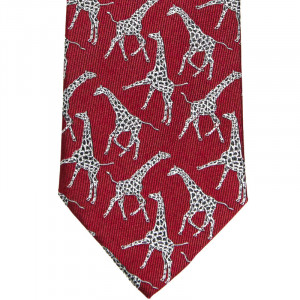 Herring Giraffe Tie in Red