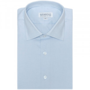 Herring Crispin Single Cuff Shirt in Blue