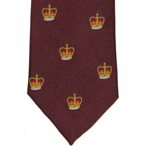 Herring Crown Tie in Wine