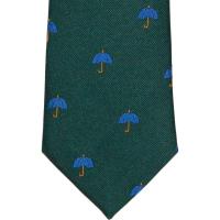 herring umbrella tie in green