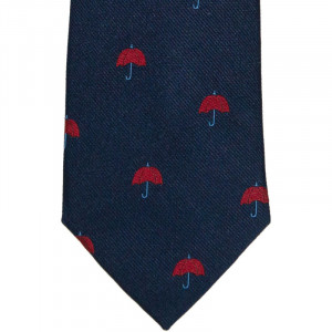 Herring Umbrella Tie in Navy