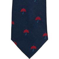 herring umbrella tie in navy