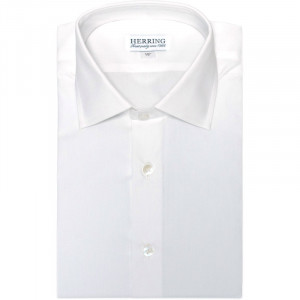 Crispin Double Cuff Shirt in White