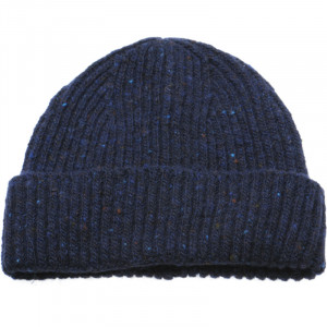 Malin Beanie Hat in Navy