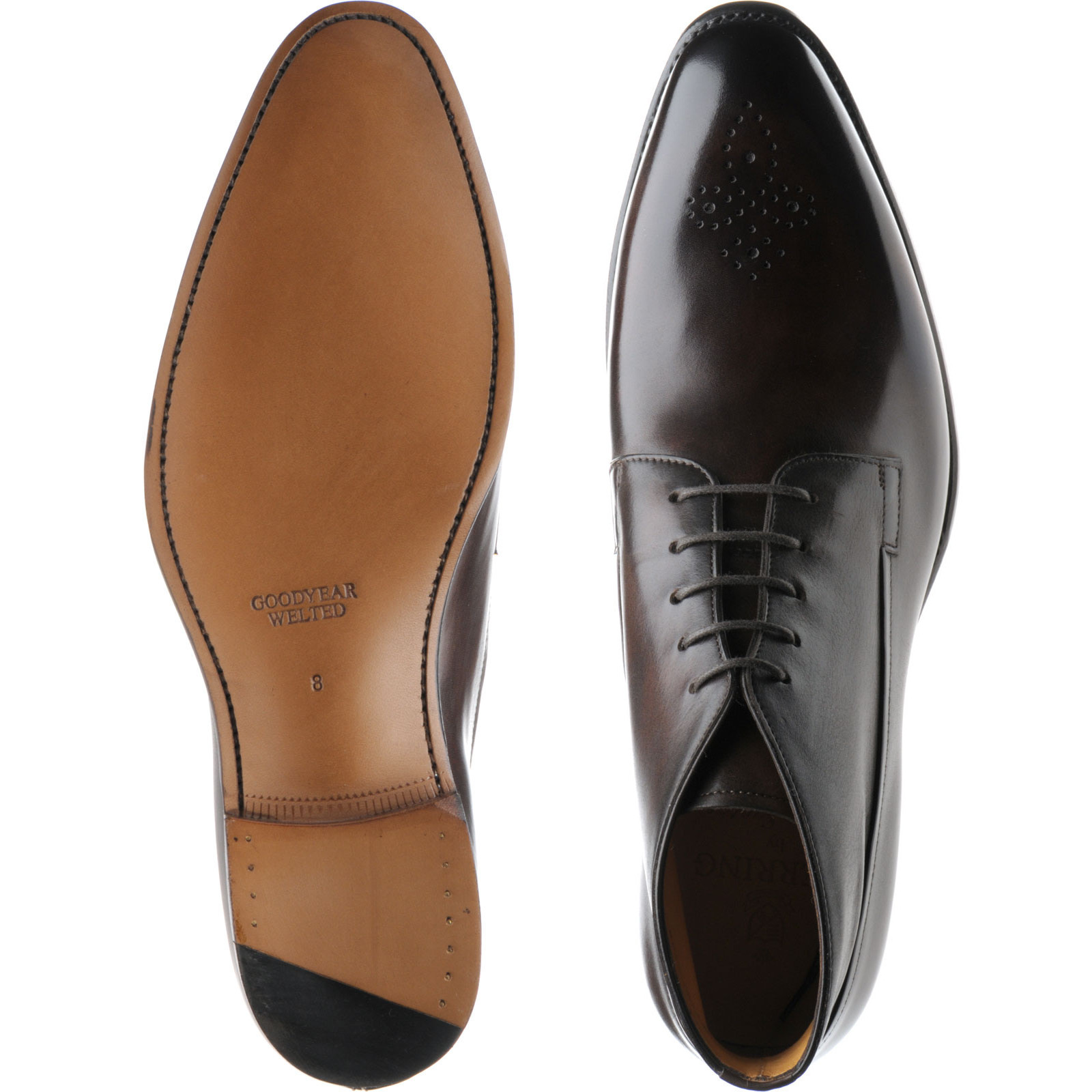 Herring shoes | Herring Sale | Jonathan boots in Dark Brown Calf at ...