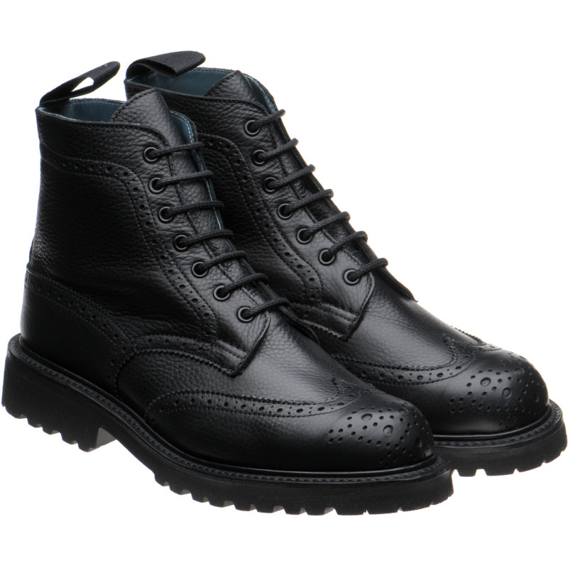 Stephy ladies rubber-soled brogue boots