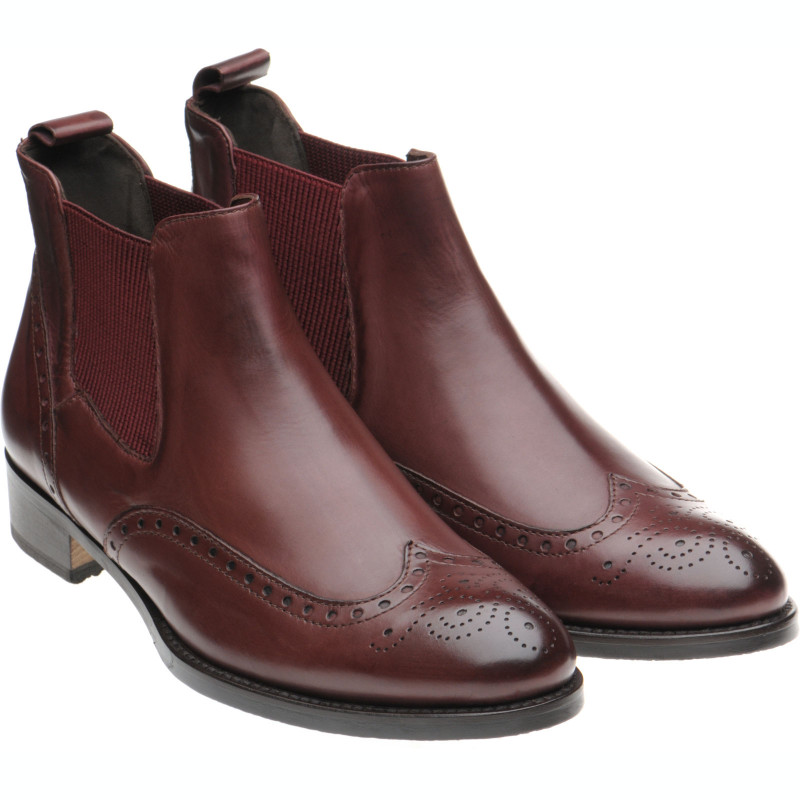 Giovanna ladies rubber-soled brogue boots