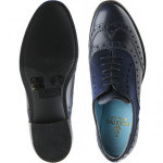 Claire ladies two-tone brogues