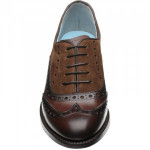 Claire ladies two-tone brogues