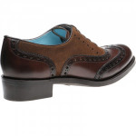 Claire ladies two-tone brogues