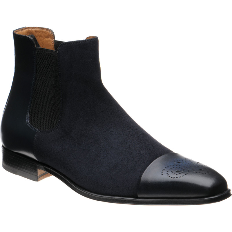 Crema two-tone Chelsea boots